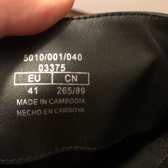 Zara Leather High Leg Heeled Boot - Picture 7 of 7